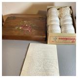 Crochet Kit w/ Painted Wood Box