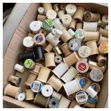 Lot of Empty Sewing Thread Spools