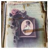 Vintage Sheet Music w/ Book Music Vintage Sheet Music w/ Book Music