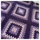 Hand Crochet Granny Square Afghan 48 x 60 Hand Crochet Granny Square Afghan 48 x 60
