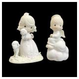 Pair of Vintage Precious Moments Figurines