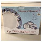 #1 Snowmen Serenade II Dinnerware Set