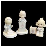 3 Vintage Precious Moments Figurines