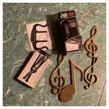 Music Note Paperweights, Tuning Fork, Reading