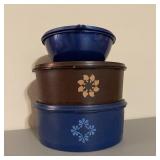 3 Tupperware Containers 3 Tupperware Containers