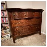 Antique Tiger Oak Dresser Antique Tiger Oak Dresser