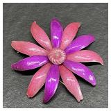 Signed Enamel Kramer Brooch Signed Enamel Kramer Brooch
