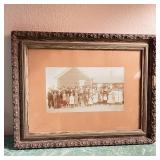 Vintage Framed Black & White Photo Vintage Framed Black & White Photo