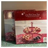 Pair of 2 Tier dessert Stands Pair of 2 Tier dessert Stands