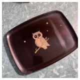 Mid Century Couroc Owl Tray Mid Century Couroc Owl Tray