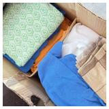 Box of Vintage Fabric