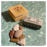 Quartz Box, WedgeWood Box, Arrowheads Quartz Box, WedgeWood Box, Arrowheads