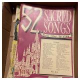 Sheet Music & Study Music  Box 11 x 14 x 3