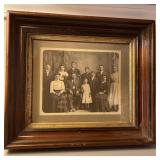 Vintage Black & White Framed Photo Vintage Black & White Framed Photo
