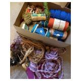 Jute & 2 Metal Rings for Macrame in Bag