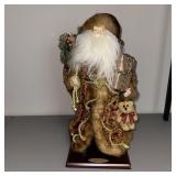 Old World Style Santa w/ Bronze Coat Fur Trim