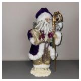 Old World Style Santa Purple Coat Old World Style Santa Purple Coat