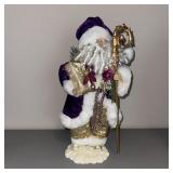 Old World Style Santa Purple Coat