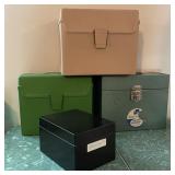 Vintage File Boxes Vintage File Boxes