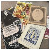 Flat of Vintage Sheet & Book Music Flat of Vintage Sheet & Book Music