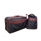 Lot of Sewing Fabric in 2 Soft Side Samsonite Lot of Sewing Fabric in 2 Soft Side Samsonite