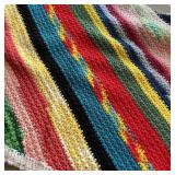 Hand Crochet Afghan 54 x 54 Approximate