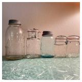 Vintage Atlas Canning Jars All Have Damage