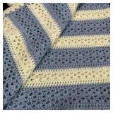 Hand Crochet Afghan 42 x 66 Approximate