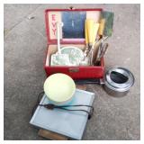 Lot of Vintage w/ Hot Plate & Mirrors Lot of Vintage w/ Hot Plate & Mirrors