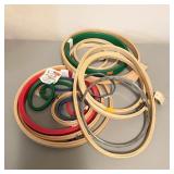 Lot of Embroidery Hoops