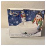 Snowman Dip Bowl w/ Spreader Snowman Dip Bowl w/ Spreader