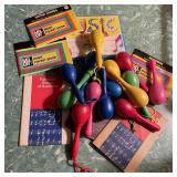 Small Maracas w/ Vintage Music in Bag Small Maracas w/ Vintage Music in Bag