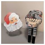 Santa Cookie Jade/ Zebra Mini Stool Santa Cookie Jade/ Zebra Mini Stool