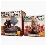 2 Saturday Evening Post Figures 2 Saturday Evening Post Figures