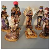 Paper Mache Style Nativity