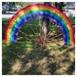 Wood and Fabric Rainbow