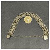 Vintage Gold Filled Bracelet w/ Charm Shows Wear Vintage Gold Filled Bracelet w/ Charm Shows Wear