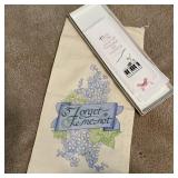 Forget Me Not Cloth Bag from Bagtiques w/ Cross Forget Me Not Cloth Bag from Bagtiques w/ Cross