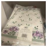 Lot of Plastic Table Covers Lot of Plastic Table Covers