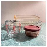 Anchor Hocking/ Pyrex/ Pressed & Plain Glass