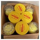 Box of Tennis Balls Open Box of Tennis Balls Open