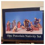 Porcelain Nativity Set