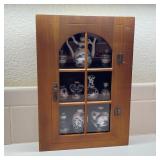 Decorative Cabinet w/ Blue/ White Oriental Style Decorative Cabinet w/ Blue/ White Oriental Style