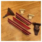 Lot of 7 Decorative Wall Shelves Lot of 7 Decorative Wall Shelves
