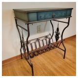 One Drawer Table w/ Magazine Storage One Drawer Table w/ Magazine Storage