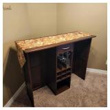 Wooden Wine Glass Mini Bar Wooden Wine Glass Mini Bar