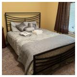 Modern Metal Bedframe w/Mattress set