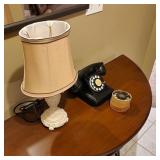 Western Electric Company Rotary Phone w/ Lamp Western Electric Company Rotary Phone w/ Lamp