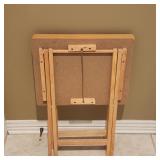 Set of Two Wooden Table Trays Set of Two Wooden Table Trays