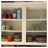 Assorted Glassware-Contents of Cabinet